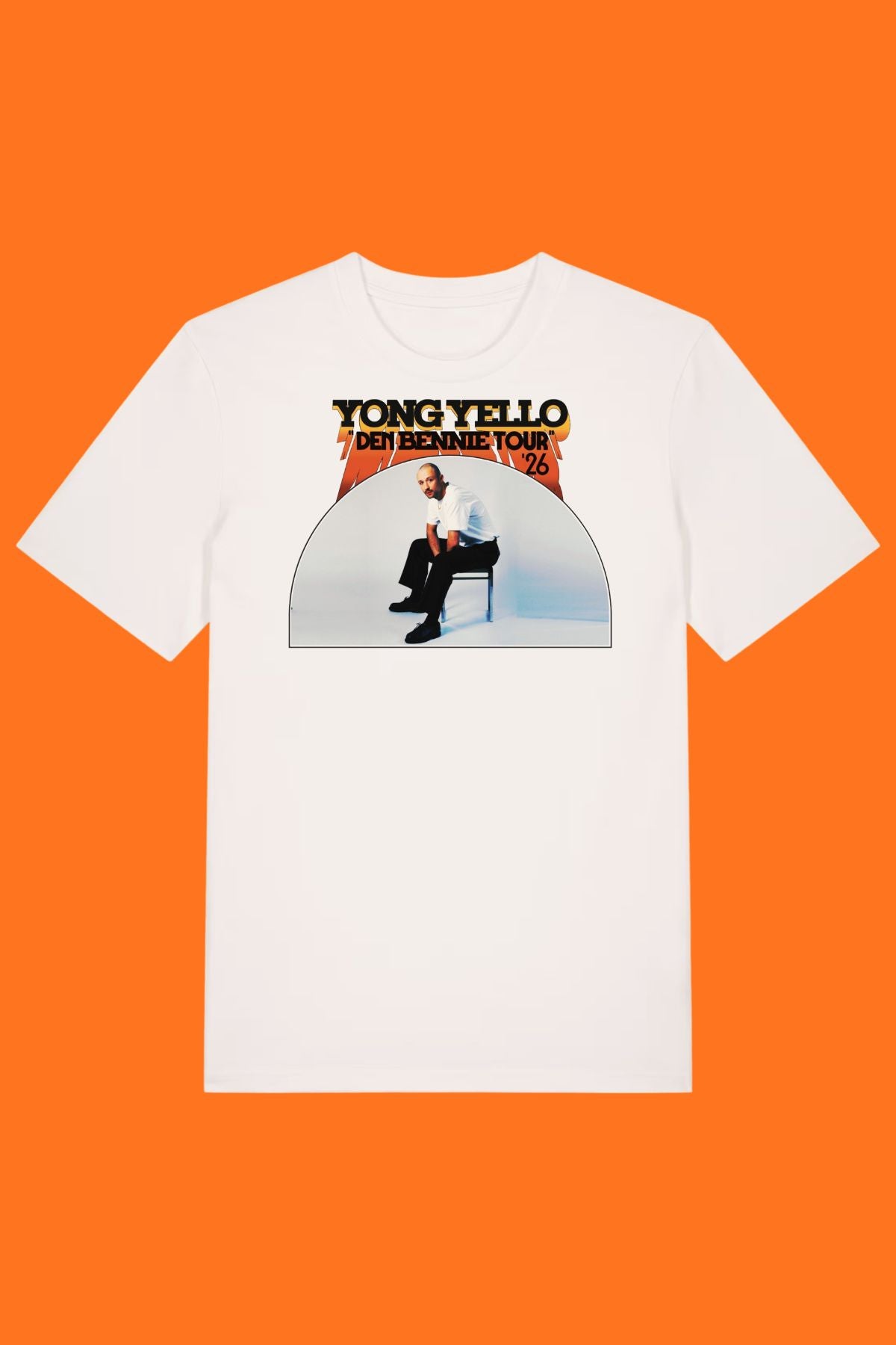 T-shirt "Den Bennie Tour" gebroken wit
