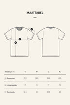 T-shirt "Den Bennie Tour" gebroken wit