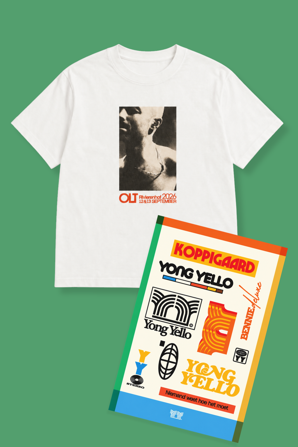 OLT SOUVENIR BUNDEL: T-SHIRT + STICKERSHEET