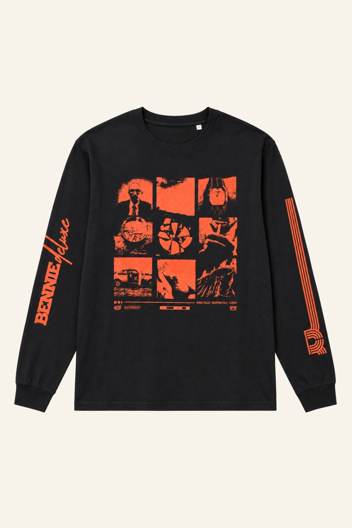 Longsleeve "Bennie - Deluxe" - Zwart